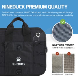 1680D Trunk Organizer with Lid — 114L Large SUV/Truck Storage, Ultra-Rigid PP Panels, Reinforced 800D×800D Weave, Water-Resistant, Anti-Sag Design