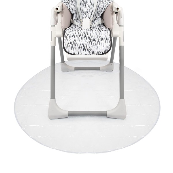 Nuby High Chair Waterproof Floor Mat - 50" Clear Circle