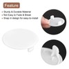 sourcing map 10Pcs Hinge Hole Covers, 35mm(1-3/8") Dia Plastic Concealed