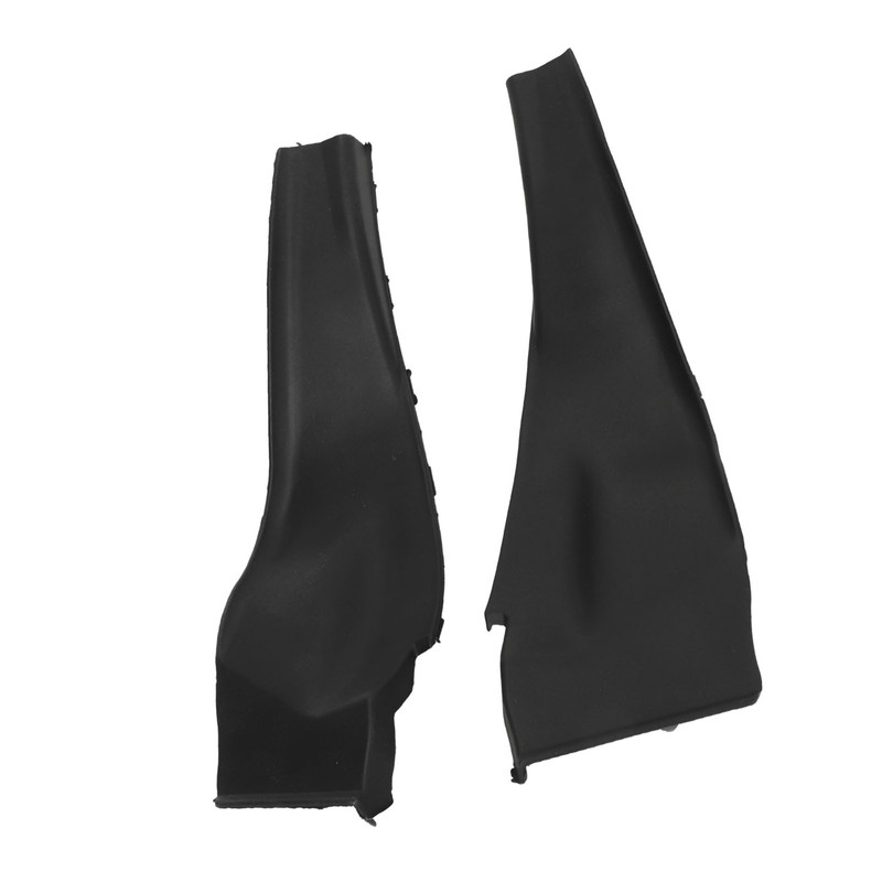 1Pair Front Cowl Extension Trim Cover Black Left Right Windshield