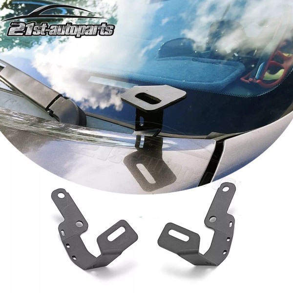 21ST Hood Ditch Side LED Pod Lights Brackets Mount Kit