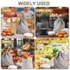 BIEOFFEI 4 Pack Sourdough Bread Bags Linen Bread Bags for