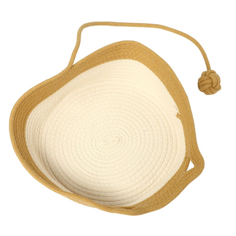 Handwoven Cotton Rope Cat Bed Multifunctional Exquisite Comfortable Cat House