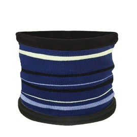 Rockjock mens neck warmer, scarf, hat, hood, snood - reversible (Blue/Black)