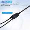 WODASEN Aviation Headset Adapter for Airbus XLR 5 Pin Head