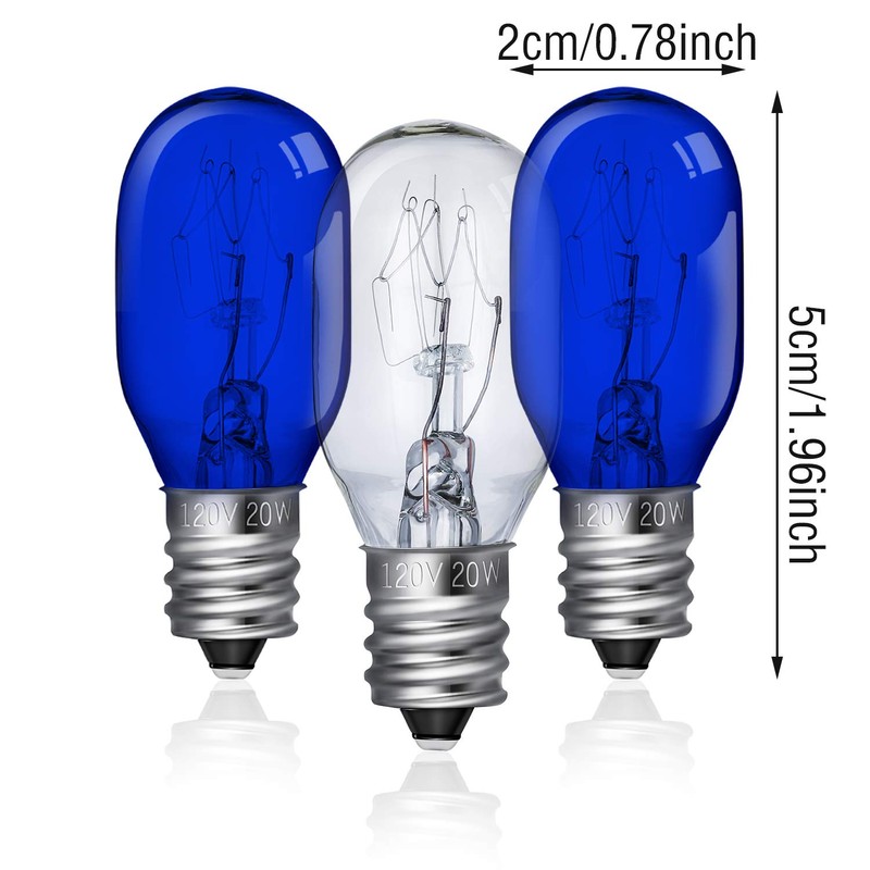 Mudder 8 Pieces Lighted Make Up Mirror Bulbs 20W Replacement