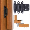 Bestgle 10 Pcs Overlay Door Cupboard Hinges, Metal Semi-Concealed Cupboard