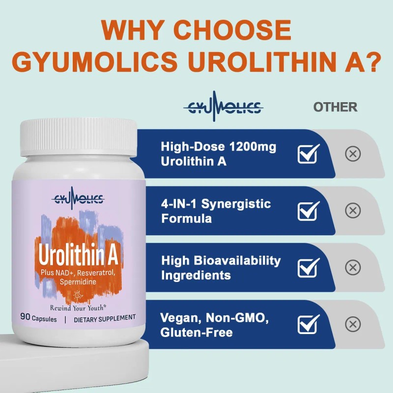 Gyumolics Urolitina A 1200 Mg - 180 Cpsulas