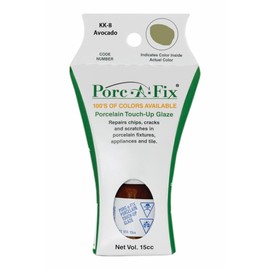 Porc-A-Fix Kohler Porcelain Touch-up Repair Glaze Paint, Avocado (KK-8)