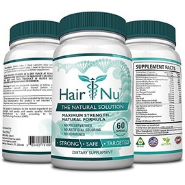 HairNu Dietary Supplement for Hair Growth (6 Bottles)