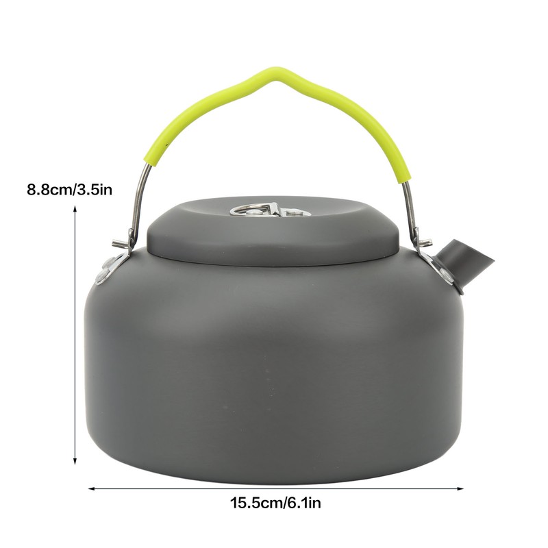 1.3L Camping Kettle Aluminum Alloy Anodizing High Temperature Resistant Heat
