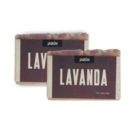 Jabón Lavanda 2 De 120g Volviendo Al Origen Artesanal