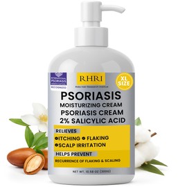 Rida Hair Research Institute Psoriasis Cream for Itchy Scalp, Face & Body | Eczema Cream for Adults | Psoriasis Treatment for Skin | Itching, Irritation & Redness Relief | XL Size