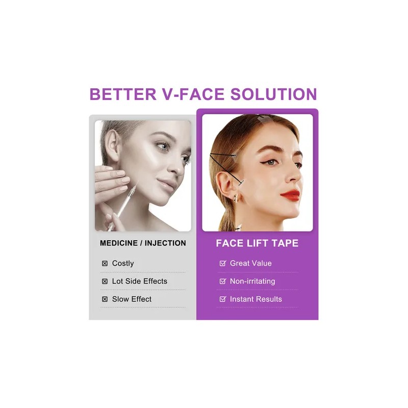 Cinta Transparente Anti Arrugas Elevación Facial Reafirmante