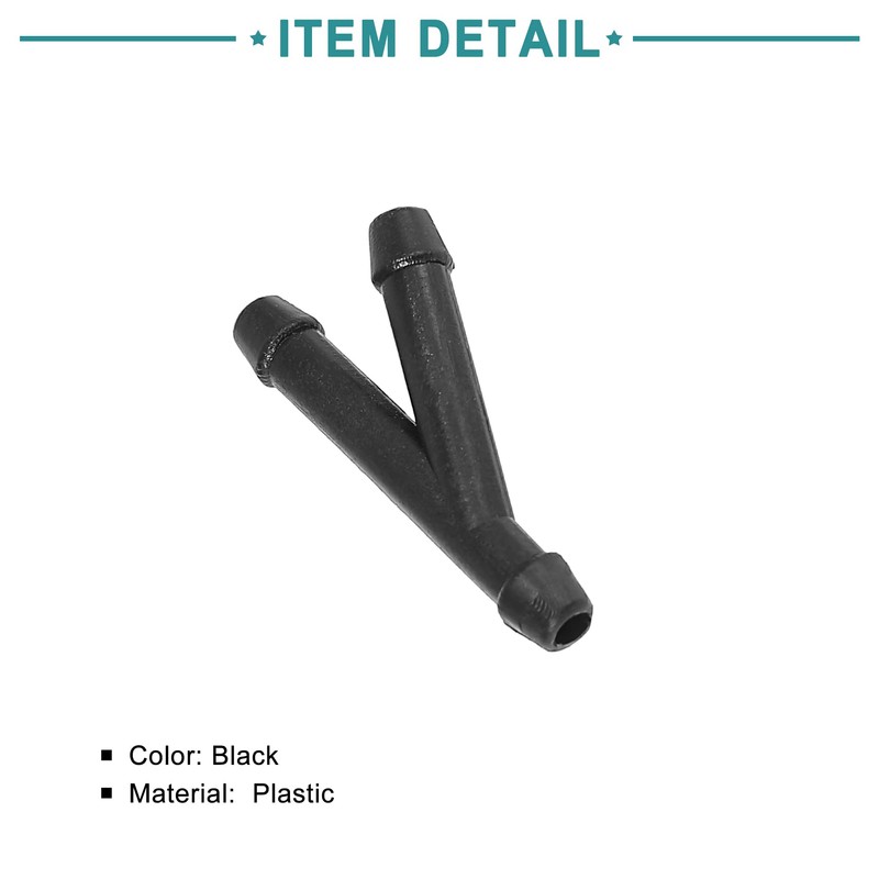 ACROPIX 3 Way Y Shaped Windshield Washer Hose Connector Tube
