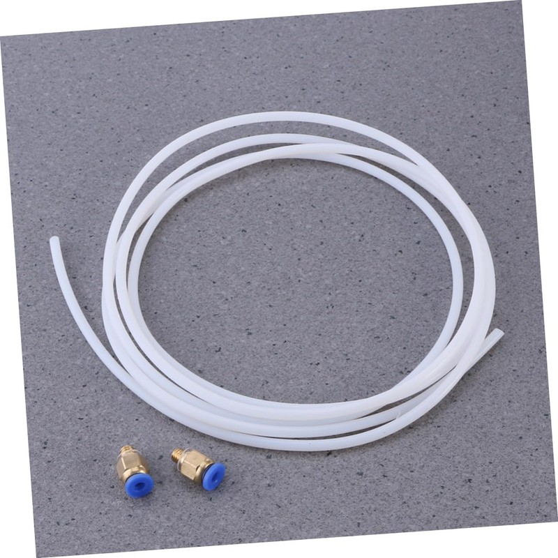 Gatuida 2pieces Meters PTFE Tube Connectors for Printers Compatible Bowden