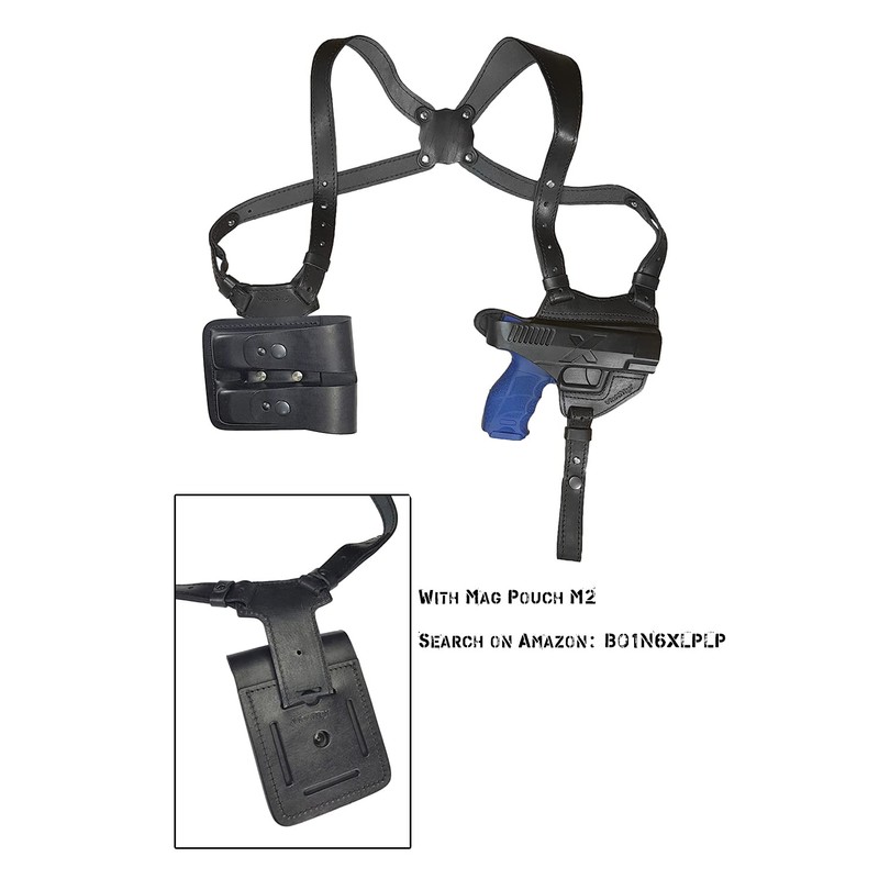 VlaMiTex S5 Shoulder Holster Leather Holster for SFP9 HK Rear