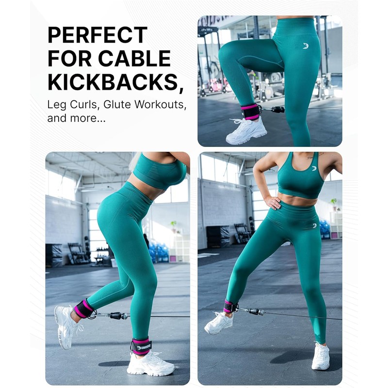 DMoose Fitness Foot Loops Cable Pull - Kickbacks Foot Loop