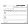 Cherry Carbonless NCR Weekly Timesheet Triplicate Book A4 50 Sets