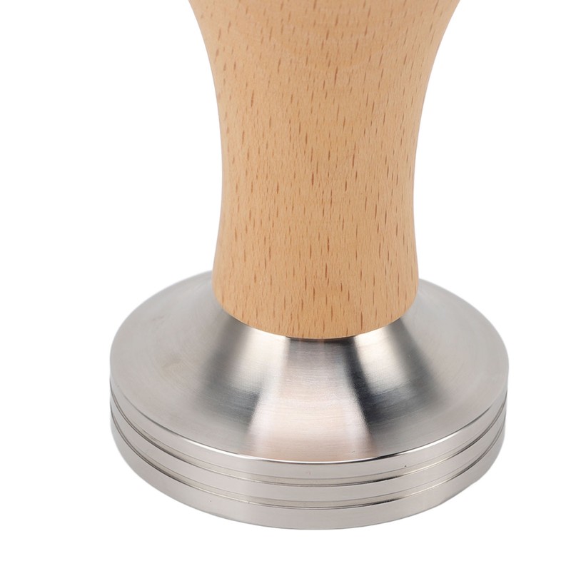 Coffee Tamper with Wooden Handle Easy To Operate Outstanding Extraction