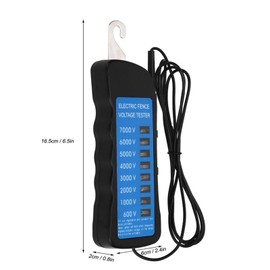 rflaueo Electric Fence Voltage Tester High Voltage Test Portable Fence Fault Finder Farming Equipment Testing Tool(U193-1)