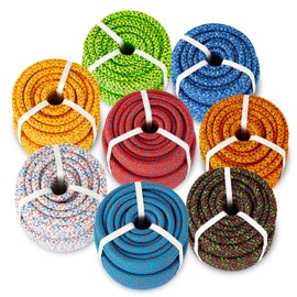 Zeluga 15-133 1/2in. x 125ft. Double Braided Arborist Rope 7200 Lb, No-Stretch Static Rope, Assorted Color