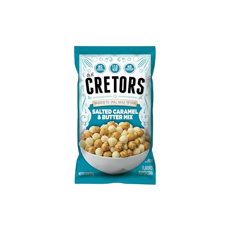 G.H. Cretors Sea Salt Caramel & Butter Mix Popcorn, 7.5