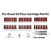50 Piece Abrasive Sanding Cartridge Spiral Roll Sander Kit, Mini