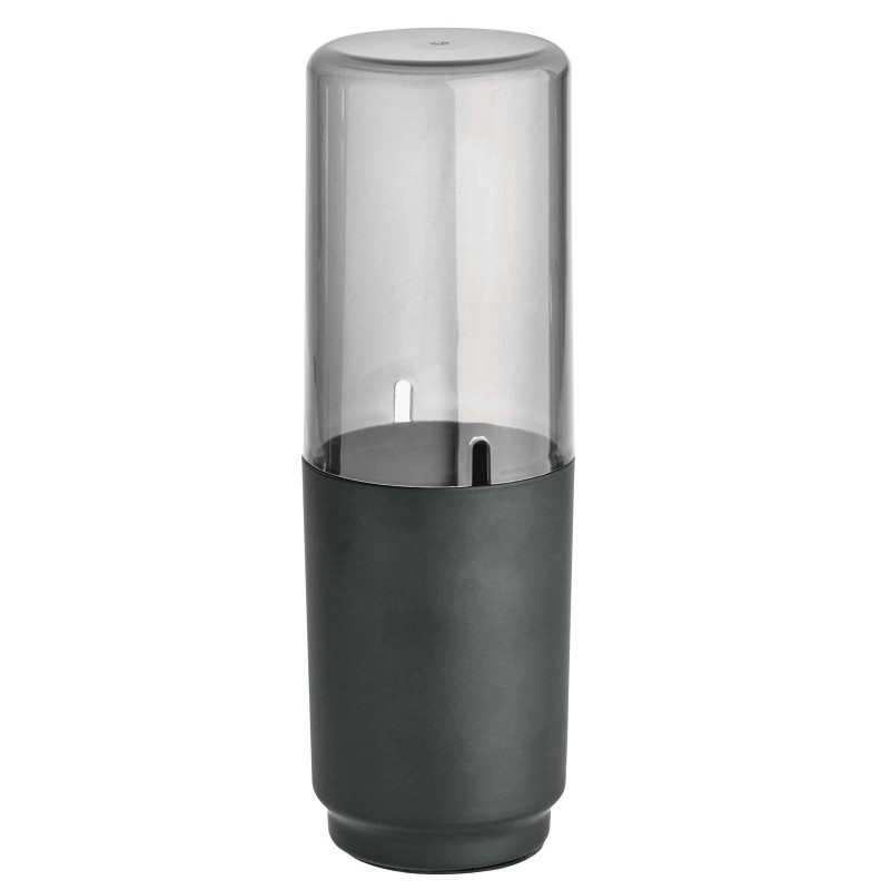 InterDesign iDesign Austin Covered Holder, Holds Regular and Electric Toothbrushes