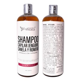 Shampoo Canela Romero Y Jengibre 1l Salud Crecimiento
