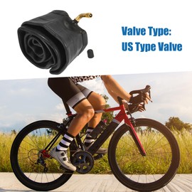 A ABSOPRO 16 Inch Bicycle Bike Inner Tube 16x2.50 Bent US Type Valve