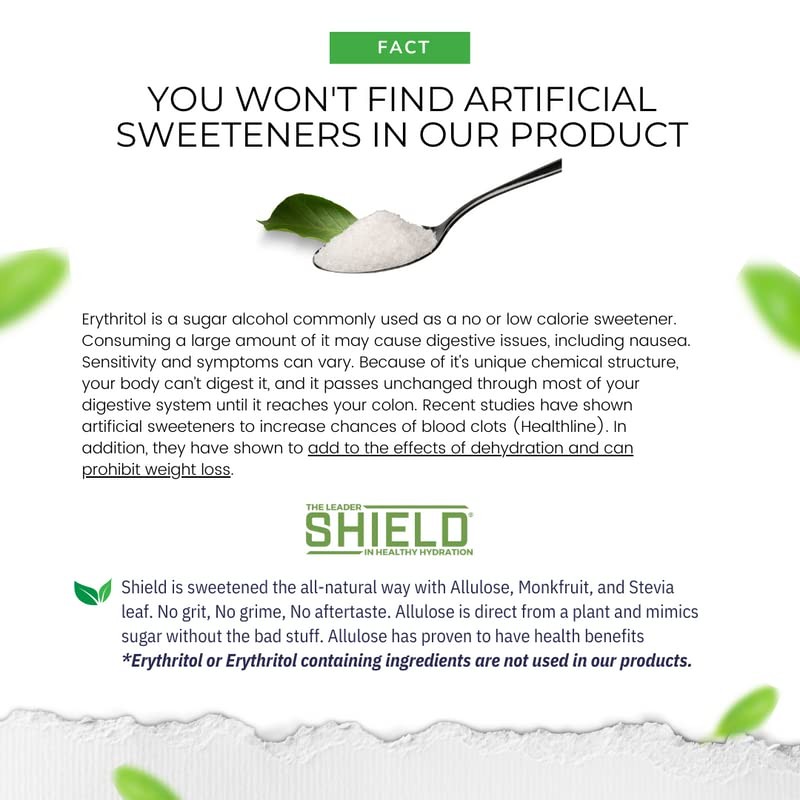 SHIELD ZERO 32ct - Sugar Free, Advanced Electrolyte Hydration Packets