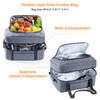 BAGSPRITE Double-Layer Slow Cooker Carrying Bag for 6-8 Quart CrockPot