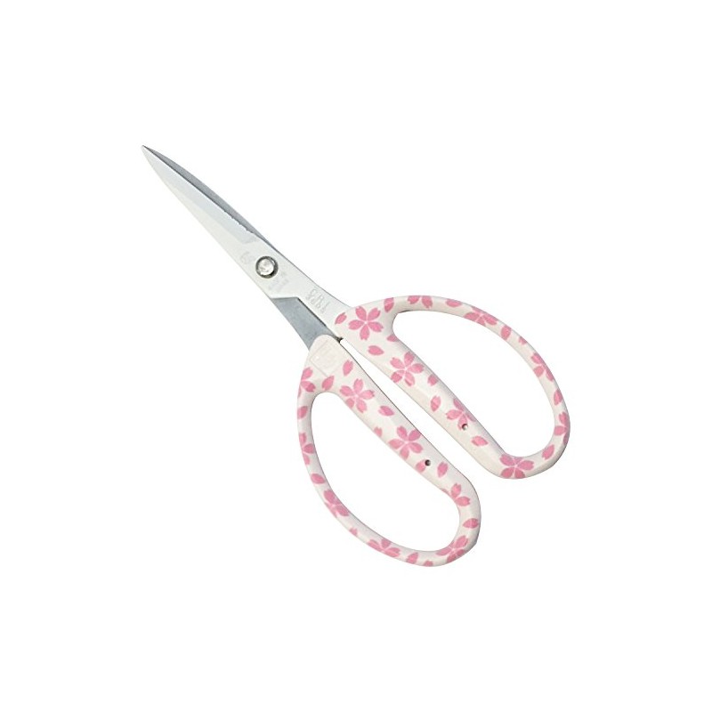 Chikamasa Florist CRI-360SFWSW Arrangement Scissors, Fluorine, Blade Cap Included, Sakura