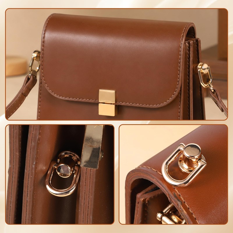 8 PCS D Rings for Bags, Gold Metal Bag Hardware