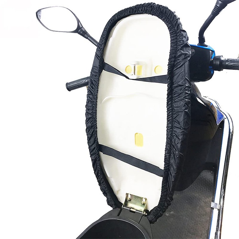 iSpchen Waterproof Motorcycle Seat Cover Oxford Fabric with PU Rain