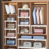 Expandable Closet Shelf Organizer Adjustable Space Saving Wardrobe Sink Tension