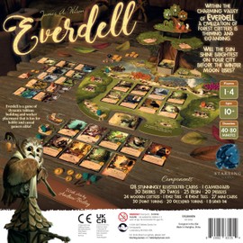 Everdell Board Game – Strategic Worker Placement & Tableau Building Game for Adults & Teens, 1–4 Players, Age 14+, Award-Winning Tabletop Fantasy Game