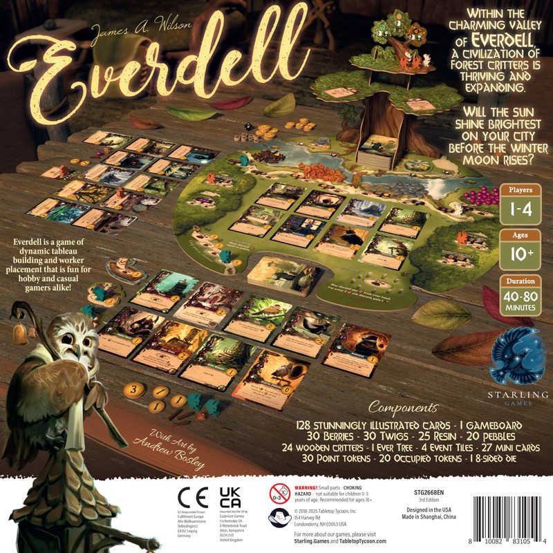 Everdell Board Game – Strategic Worker Placement & Tableau Building