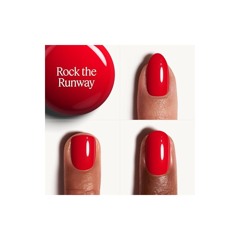 Gel by essie Longwear Nail Polish, Red Nail Varnish, Rock