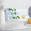 40 Pcs Peel and Stick Beveled Mirror Glass Tile.6x3 Inch