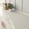 FunStick Thick Beige White Wood Contact Paper for Countertops Cabinets
