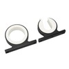 2 Pcs Fishing Rod Holder Horizontal Vertical Aluminium Boat Mounted