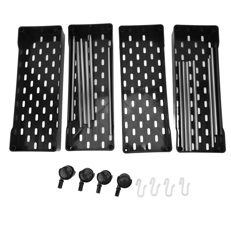 Slim Rolling Storage CART 4 Tier Bathroom Organizer for Narrow