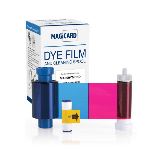 MAGICARD MA300YMCKO (EN1) Printer Ribbon - Prints up to 300