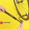 Hillington Hybrid Bike Pump – Hand and Foot Pump with