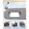 FZPJJNB Car Sun Visor Driver & Passenger Side Fits for