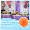 PATIKIL 8"/12"/16" Paper Fans Hanging Decoration, 12 in 1 Set