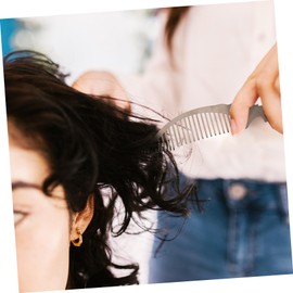 SAFIGLE Titanium Alloy Rust Hairdressing Comb Lightweight Static Barber Comb for Salon Home Use Rounded Teeth Design for Easy Detangling Portable Durable Styling Tool