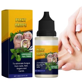 Plant Drops - Plant Drops For Nails Care, Oregano Tea Tree 10 ml/0.34 Fl.oz